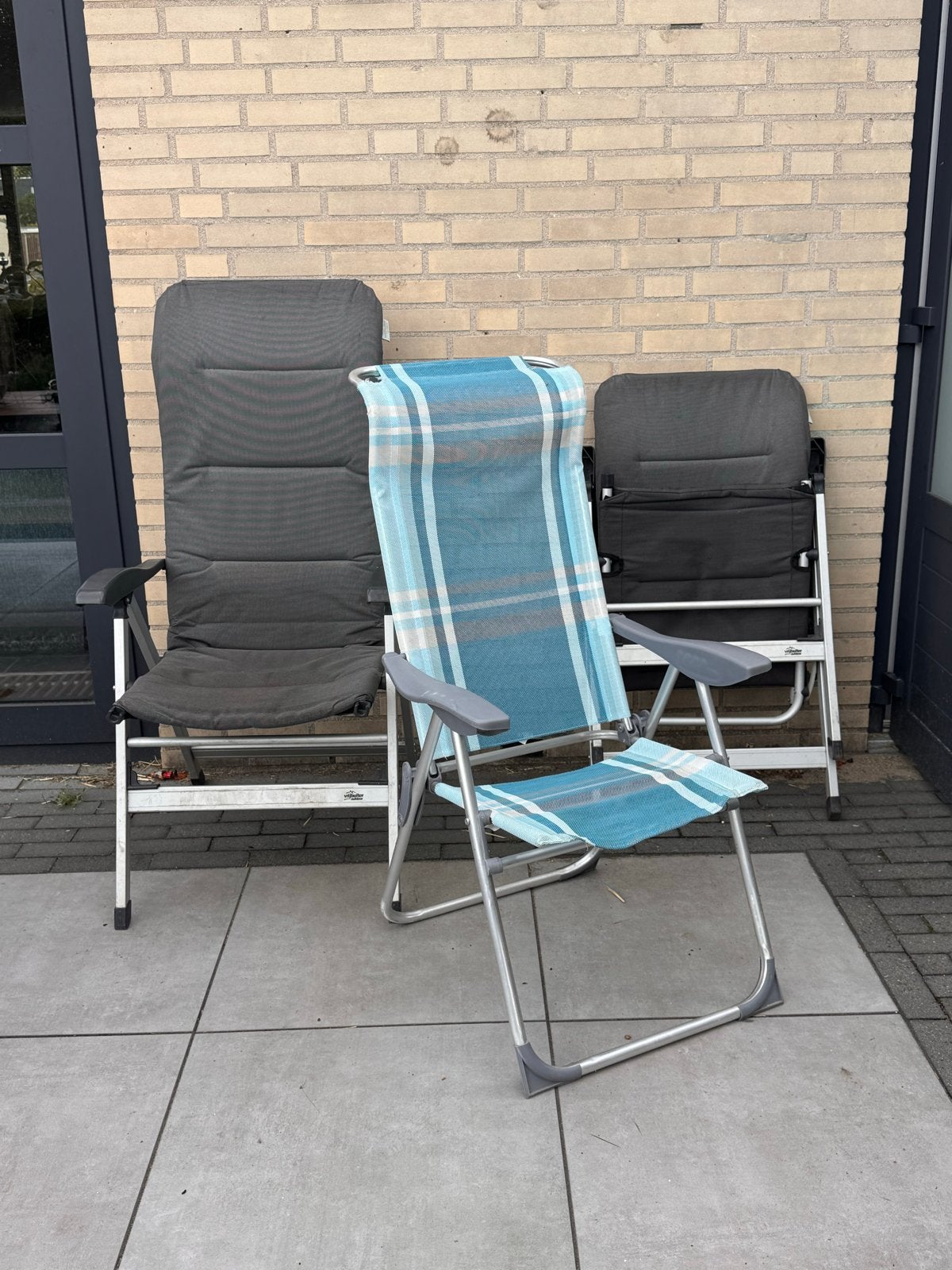 Comfortabele campingstoelen Vrijbuiter Outdoor, Ophalen, Gebruikt, Campingstoel