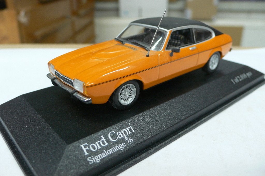 ford capri 11 1974-77 - minichamps  1/43, Verzenden, Nieuw, Auto, MiniChamps