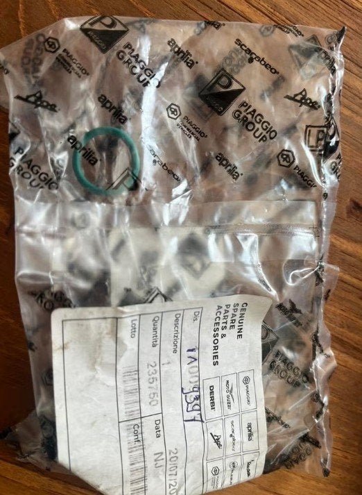 O-ring Oliepeilstok Piaggio Vespa 1A009397, Motoren, Ophalen of Verzenden
