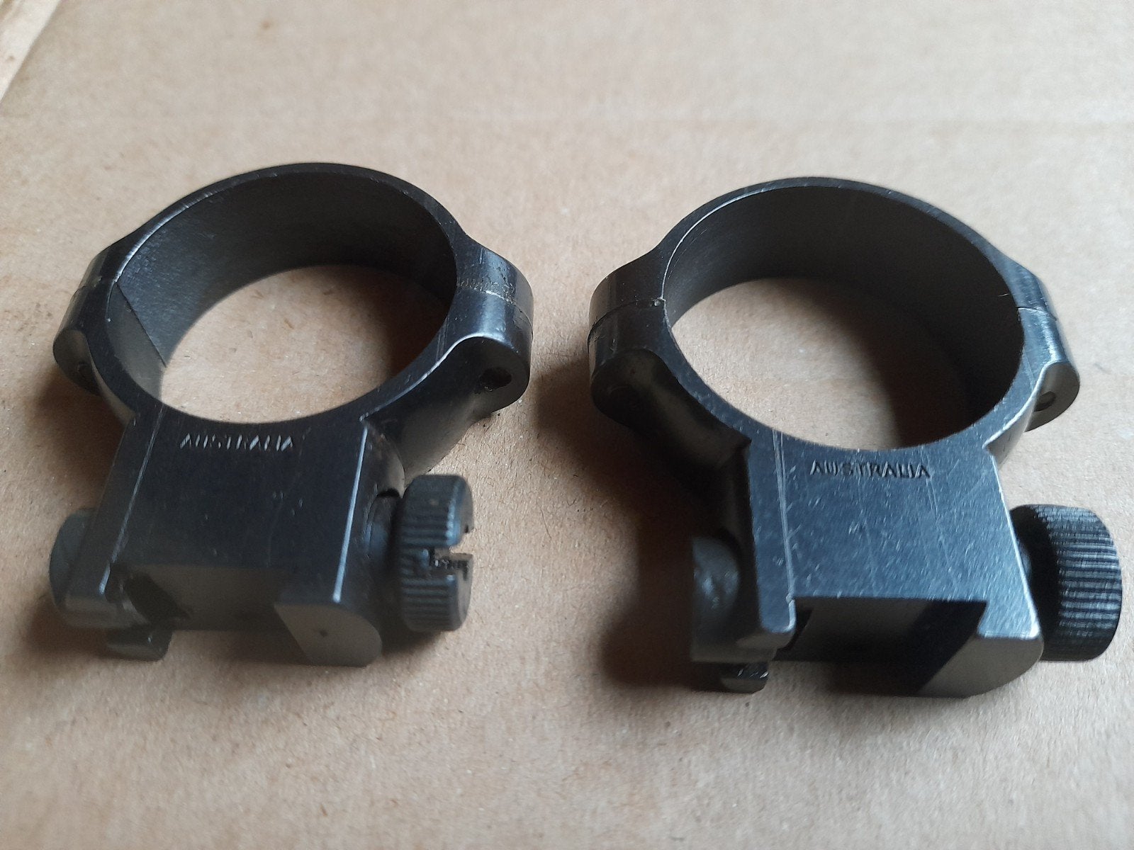 30mm. Stalen Montage beugels voor richtkijker , geweer ,buks, Ophalen, Zo goed als nieuw