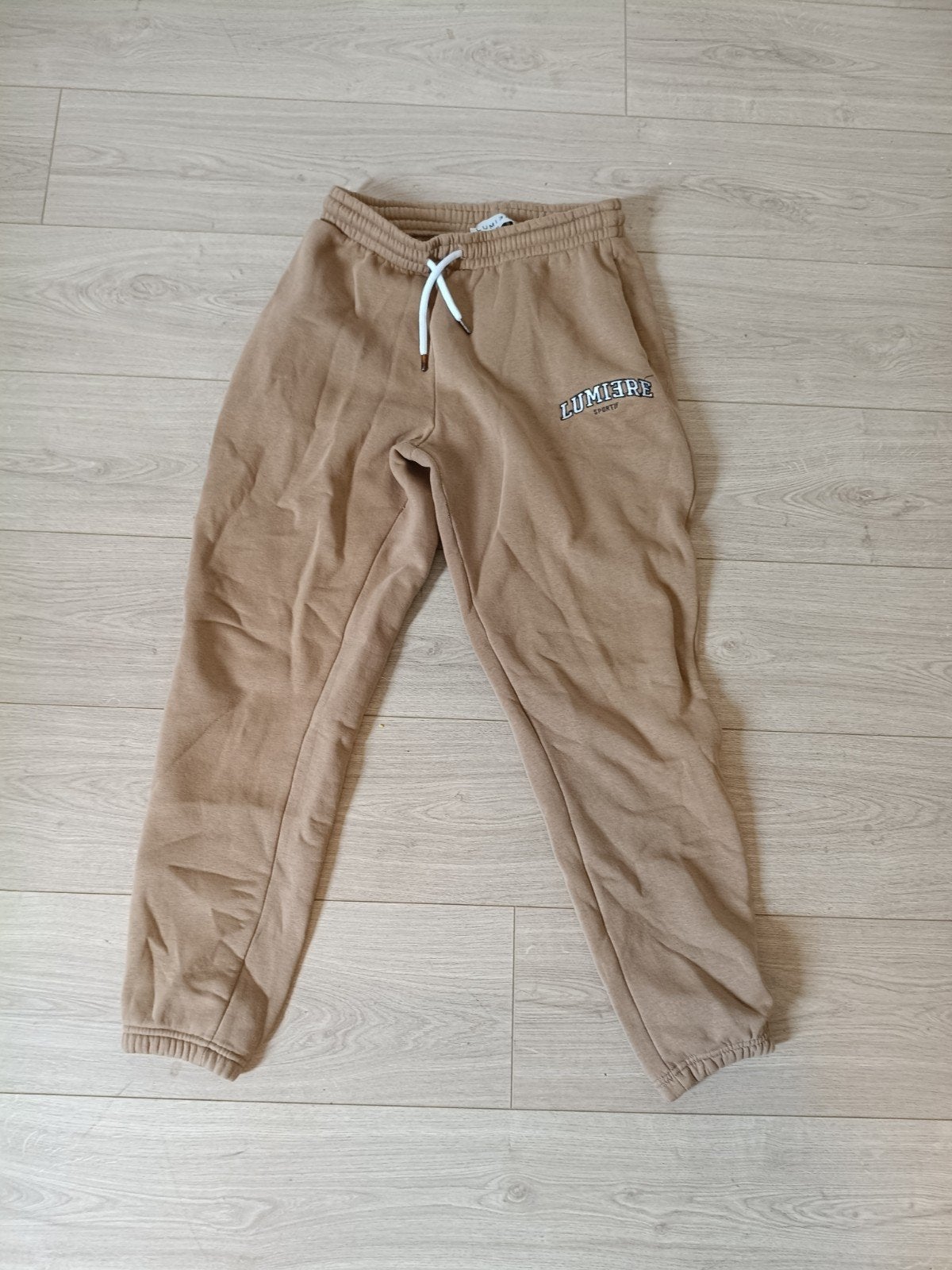 Lumi3re joggingsbroek Bruin Maat XL, Bruin, Maat 56/58 (XL), Ophalen of Verzenden, Zo goed als nieuw