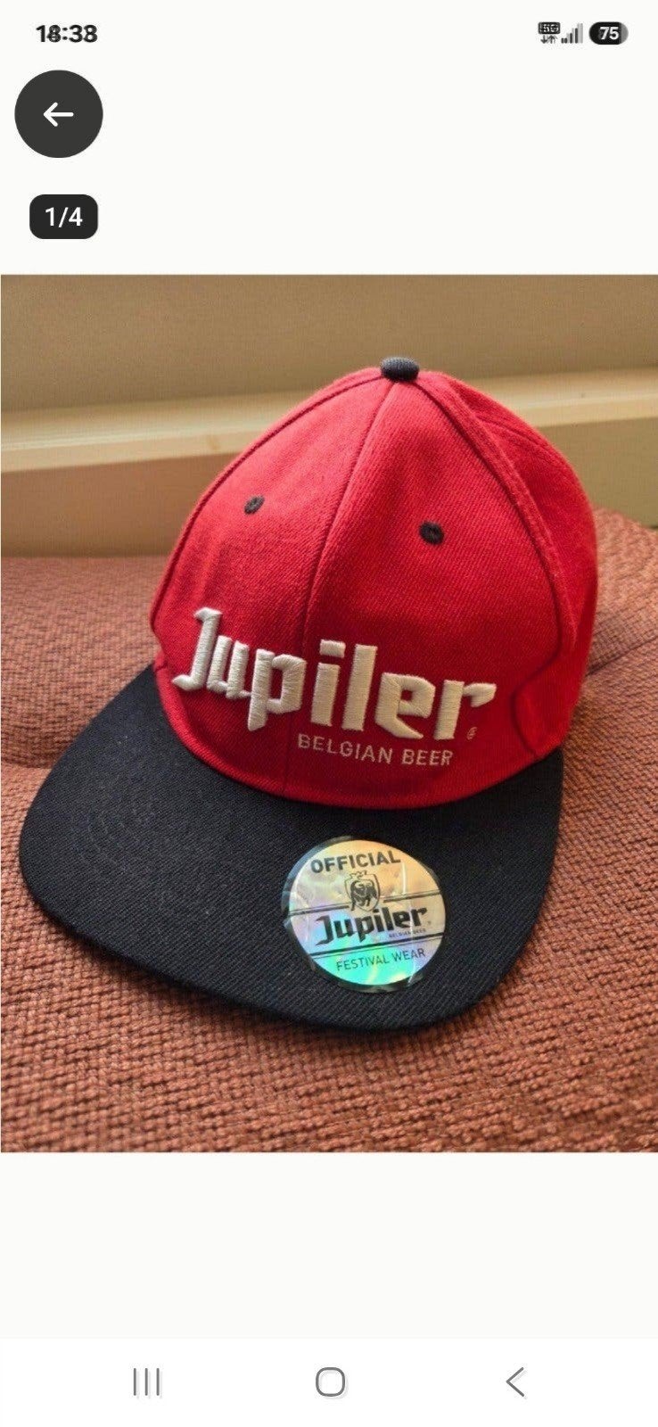 Jupiler pet, Ophalen of Verzenden, Gedragen, Jupiler, Pet