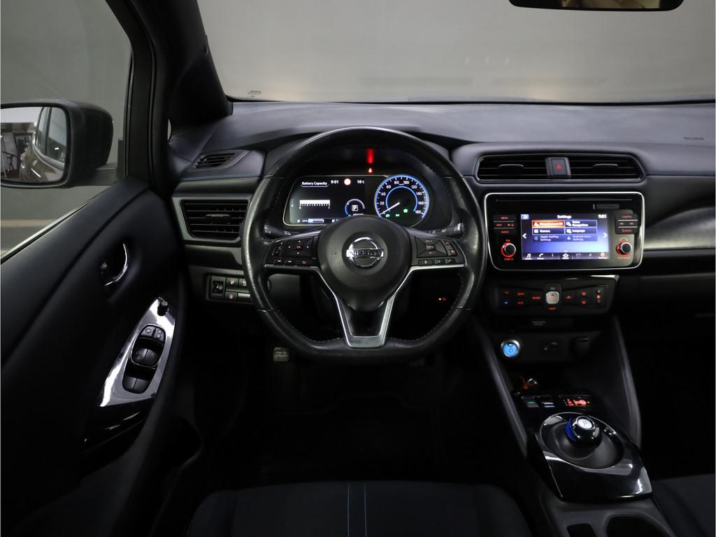 Nissan Leaf | Acenta 40 kWh | Adaptive cruise control | Came, Stof, Gebruikt, Zwart, Parkeersensor