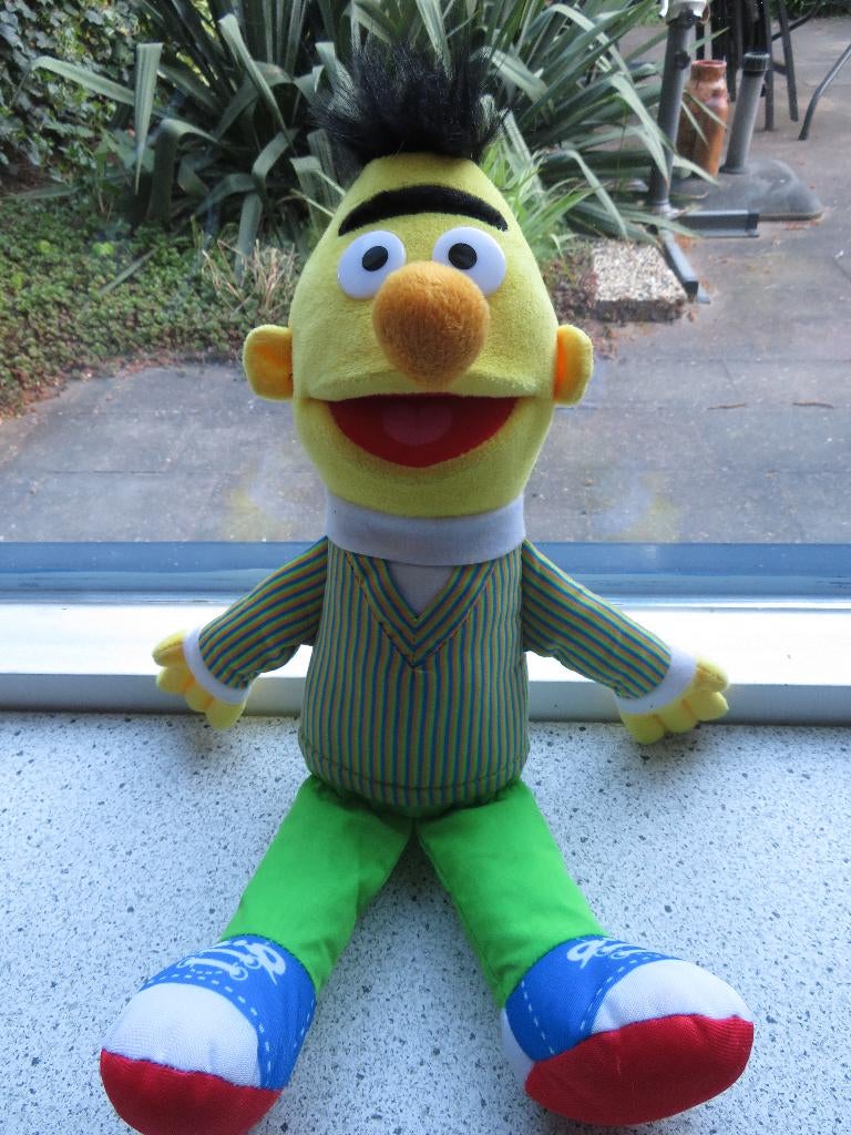 Sesamstraat Bert uit 2021 Sesame Street Workshop, Overige typen, Wasbaar, Ophalen of Verzenden, Zo goed als nieuw