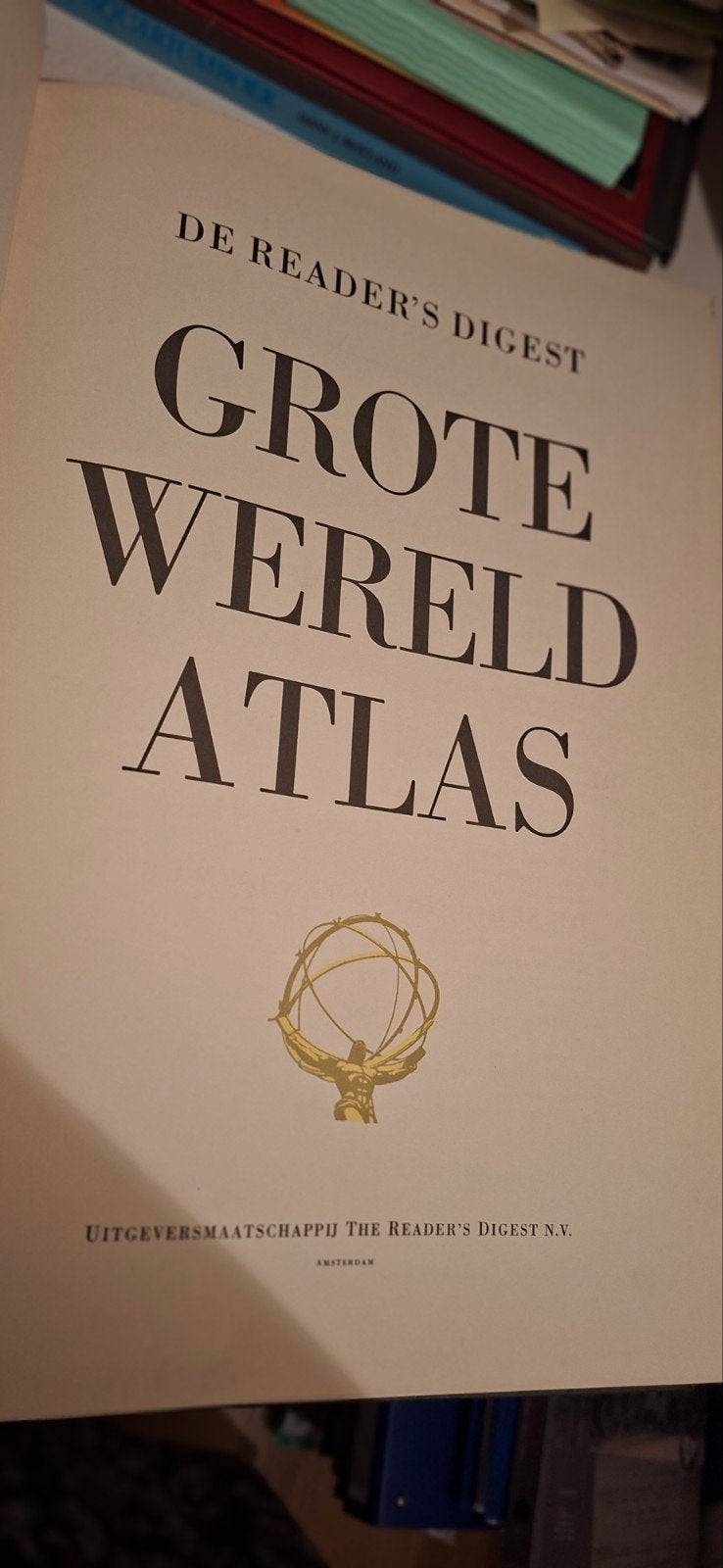 Grote wereld atlas van reader's digest van 50 / 60 jaar oud, Ophalen, Overige atlassen, Reader's Digest, 1800 tot 2000
