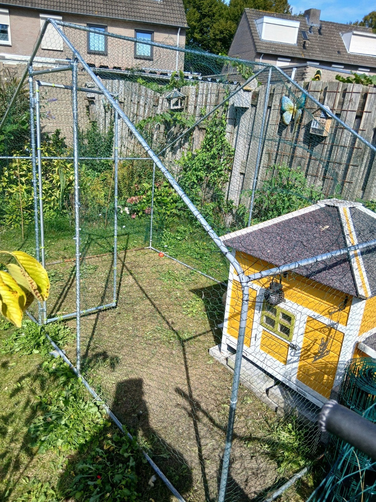 Grote Kippenren 3x2x2m (LxBxH) incl dekzeil., Dieren en Toebehoren, Ophalen, Gebruikt, Kippenhok of Kippenren