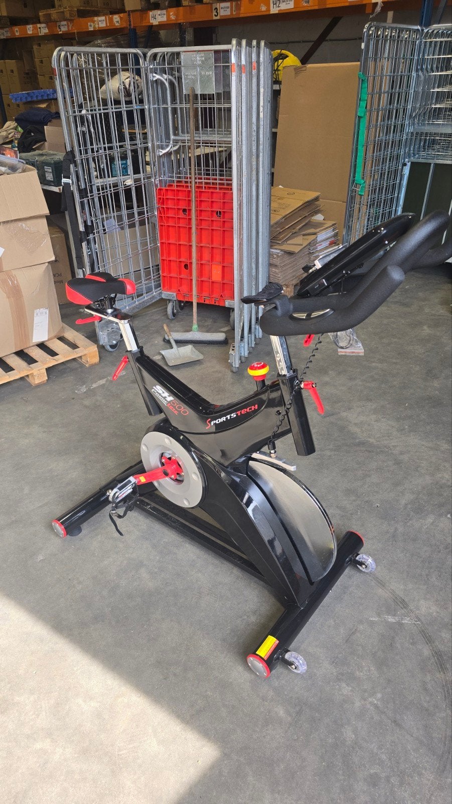 Sportstech SX500 Prime Line Spin Fiets - 25kg vliegwiel  - Z, Ophalen, Spinningfiets, Zo goed als nieuw, Metaal