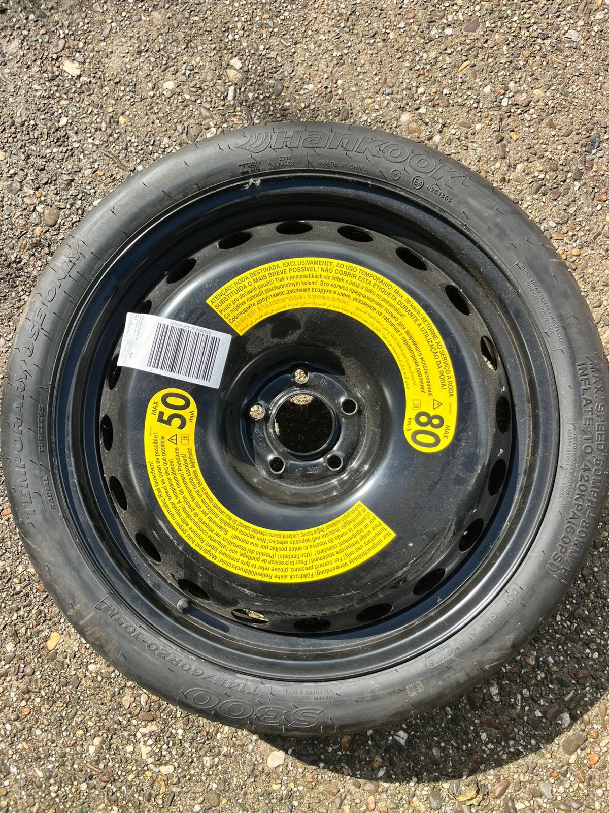 Reservewiel Audi A6 S6 C7 4G NIEUW, Ophalen, Audi, Banden en Velgen, Nieuw