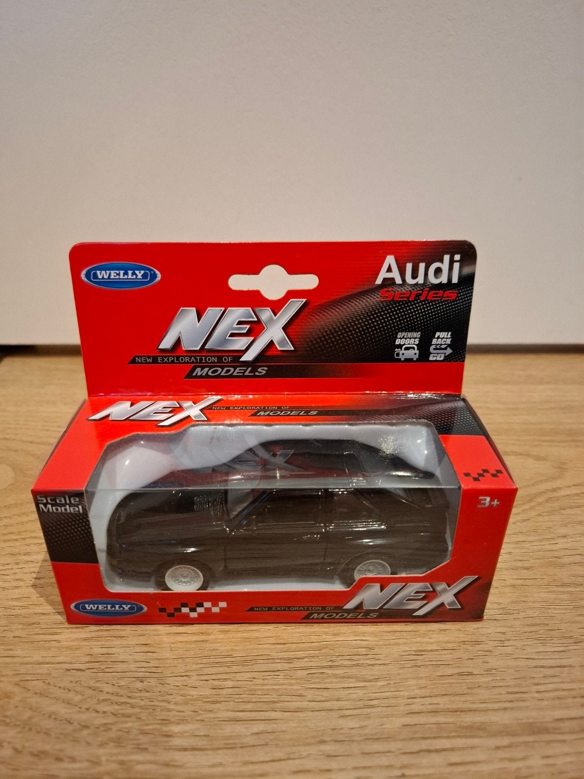 Audi Sport Quattro 1:43 modelauto - Welly NEX Series, Ophalen of Verzenden