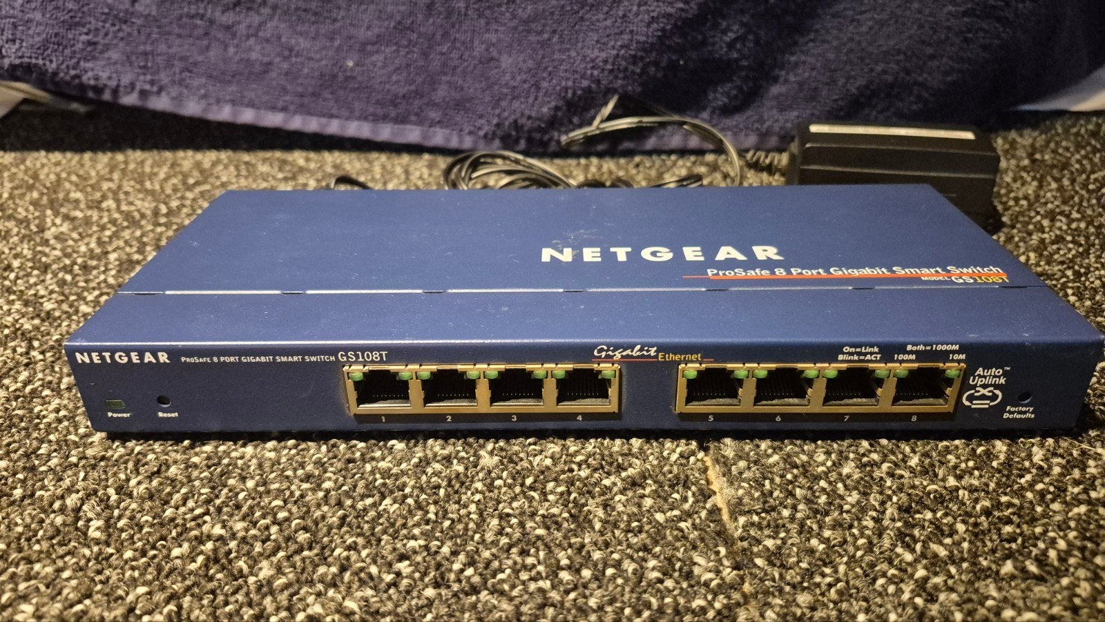 Netgear GS108 T, Ophalen of Verzenden, Gebruikt