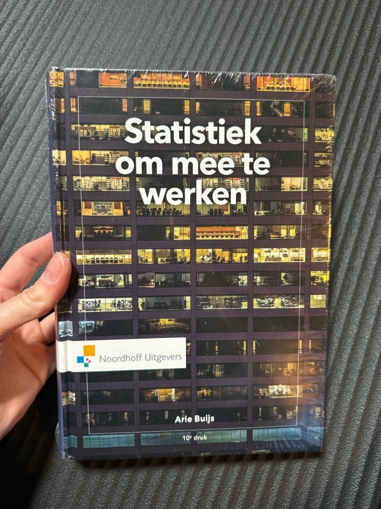 Statistiek om mee te werken - Arie Buijs, 10e druk, nieuw, Ophalen of Verzenden, Beta, Nieuw, HBO