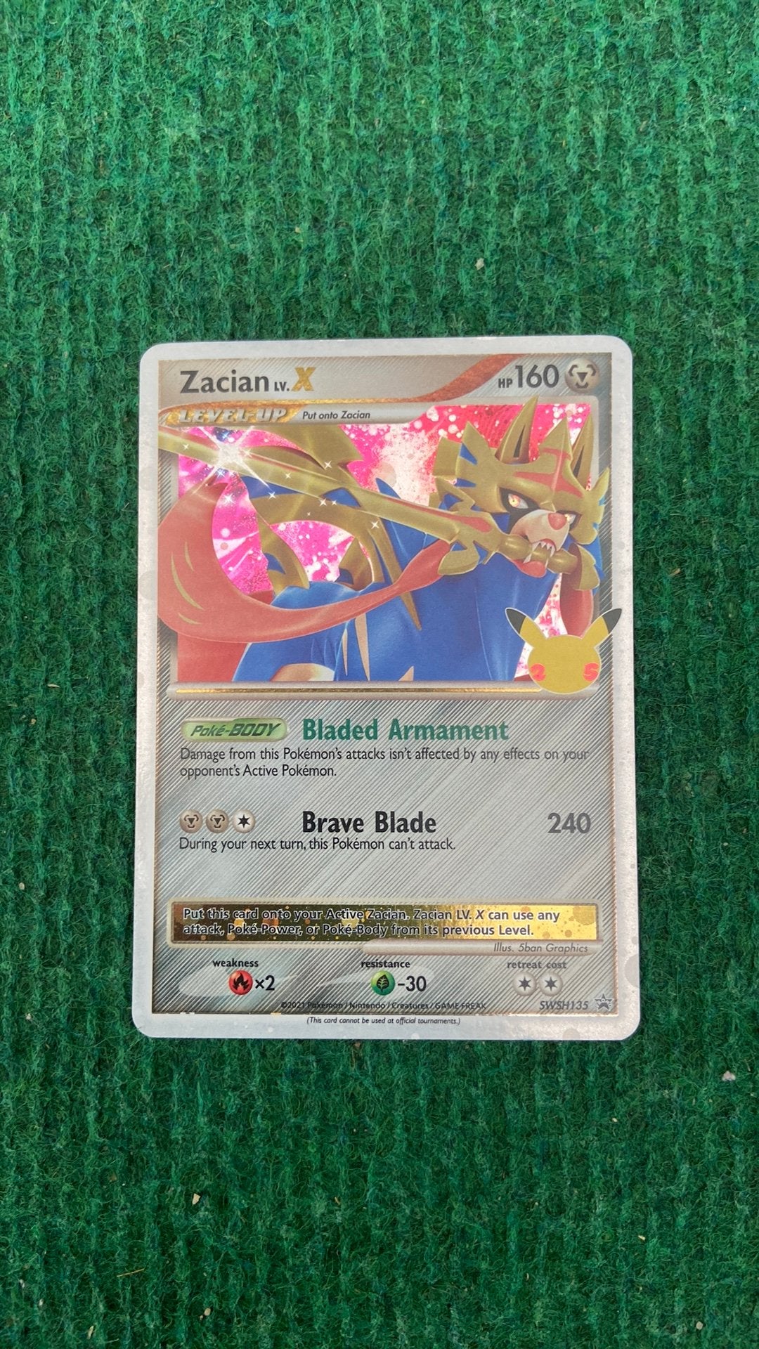 2021 zacian lv X, Ophalen, Nieuw, Losse kaart