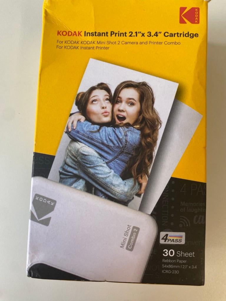 Kodak Instant Print 2.1"x3.4" Cartridge (30 foto's ), Ophalen of Verzenden, Nieuw, Kodak