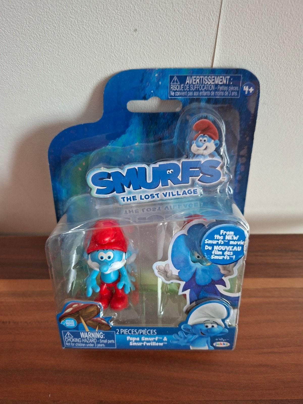 2 smurfen nieuw in verpakking, Ophalen of Verzenden, Verschillende Smurfen, Poppetje, Figuurtje of Knuffel