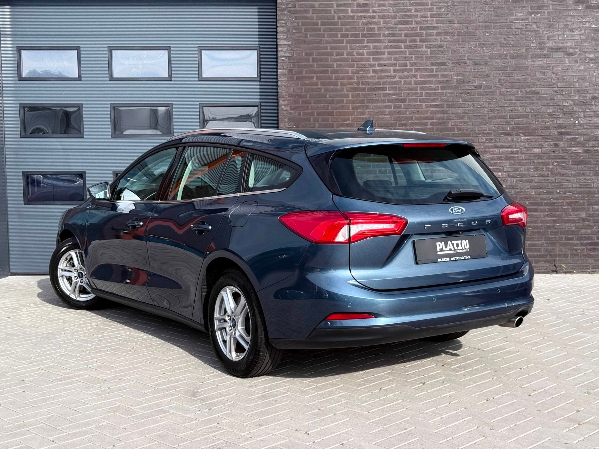 Ford Focus Wagon 1.0 EcoBoost Trend Edition Business |Camera, Auto's, Stof, Gebruikt, Blauw, 100 pk