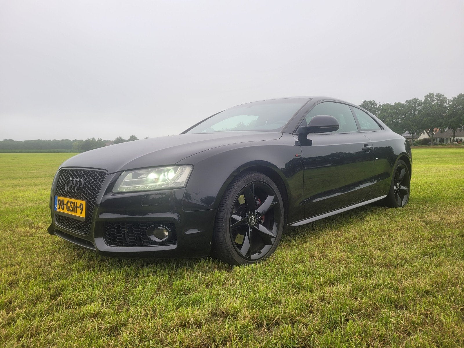 Audi A5 3.2 FSI 195KW Coupe Automaat Multitronic 2008 Zwart, Zwart, Particulier, Onderhoudsboekje, Te koop