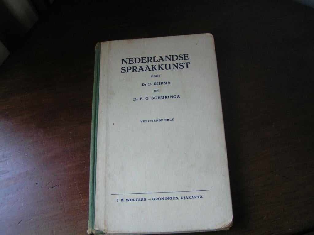 Nederlandse Spraakkunst door Rijpma, Ophalen of Verzenden, Alpha, Gelezen, HBO
