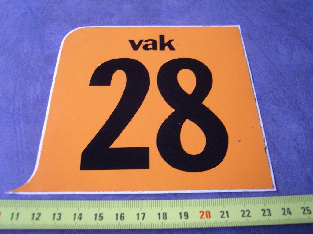 sticker VAK 28, Ophalen of Verzenden, Zo goed als nieuw