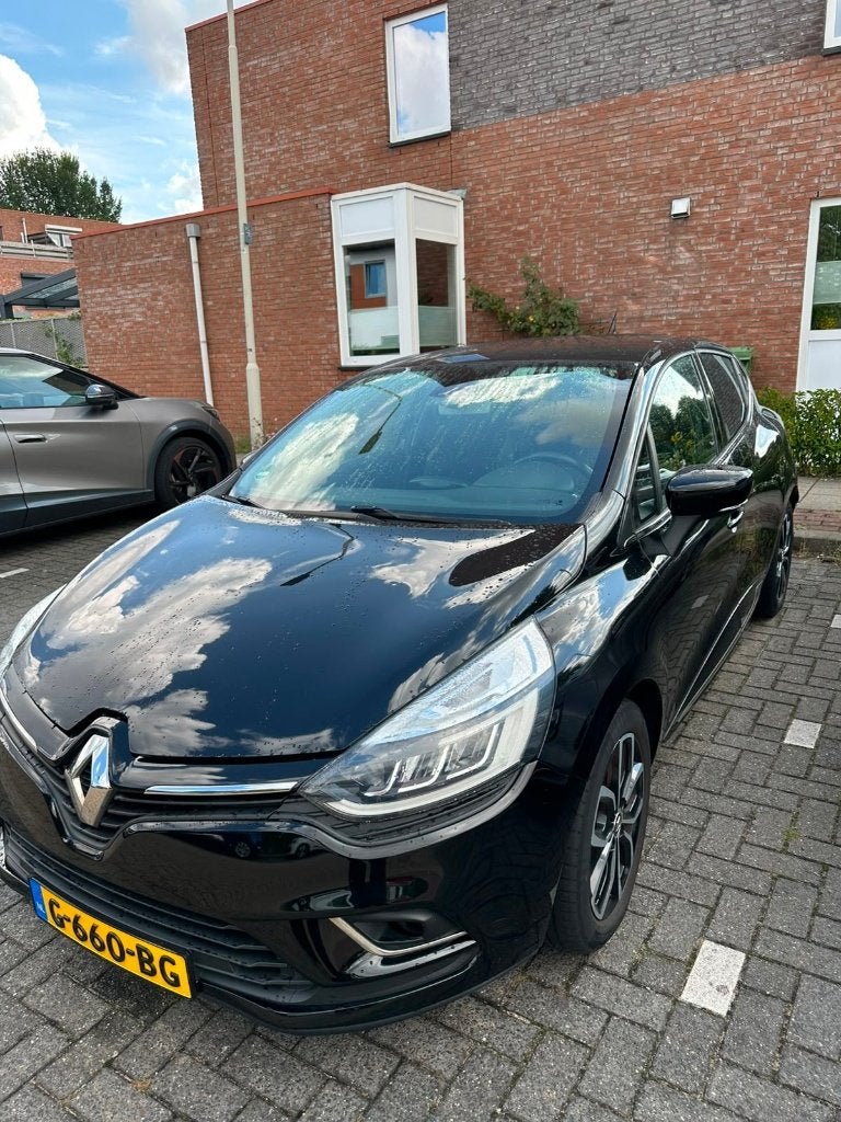 Renault Clio Energy TCe 90pk Ecoleader S&S 2018 Zwart, Auto's, Voorwielaandrijving, 898 cc, 580 kg, Leder en Stof