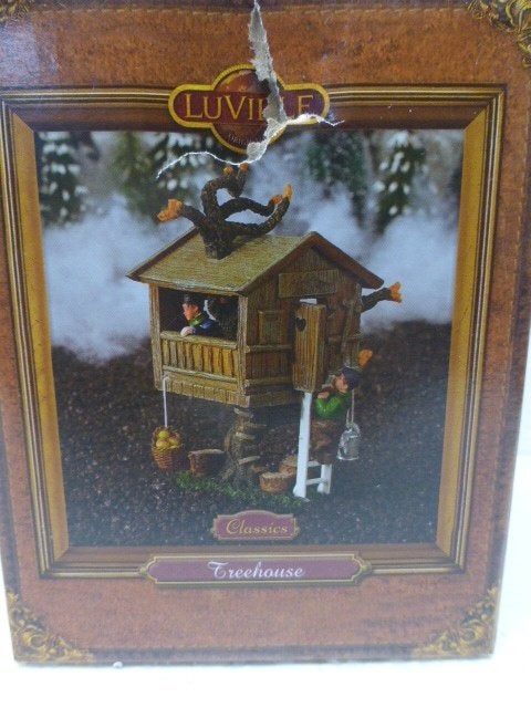luville Treehouse boomhut kerstdorp accessoire kersthuisje, Ophalen of Verzenden, Zo goed als nieuw