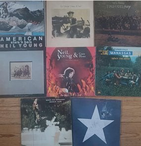 8X LP NEIL YOUNG GRAHAM NASH CSNY STEPHEN STILLS, LP, Verzenden, Zo goed als nieuw, 12 inch