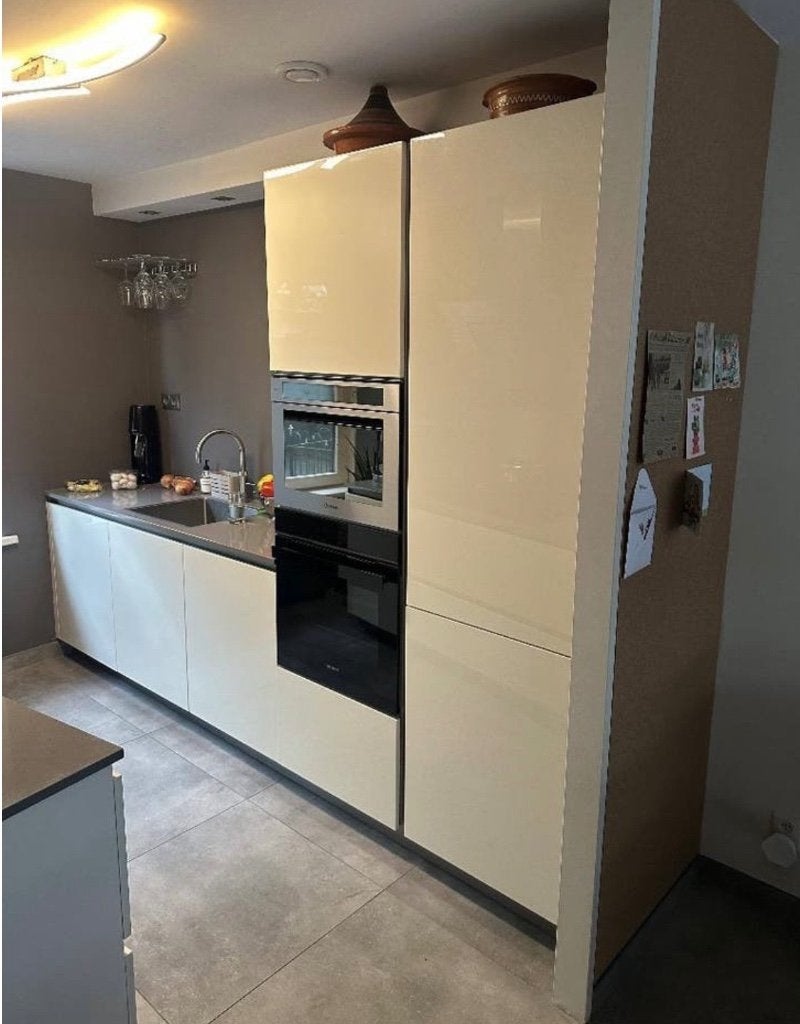 ✨DUBBELWANDIGE HOOGGLANS LUXE KEUKEN ✨, Huis en Inrichting, Keuken | Complete keukens, Ophalen, Wit, Dubbelwandige keuken, Zo goed als nieuw