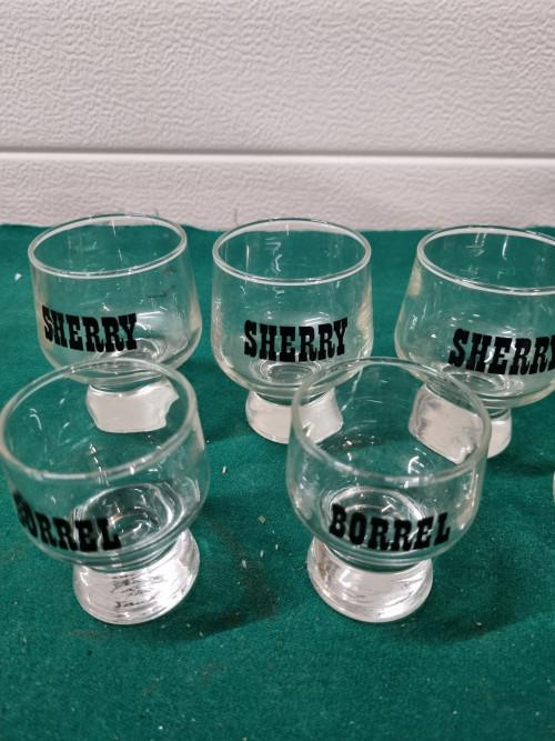 sherry en borrel glazen, Verzamelen, Ophalen of Verzenden, 'T Olde Gre-j, Info@toldegrej.nl, Endepoelstraat 20f Didam