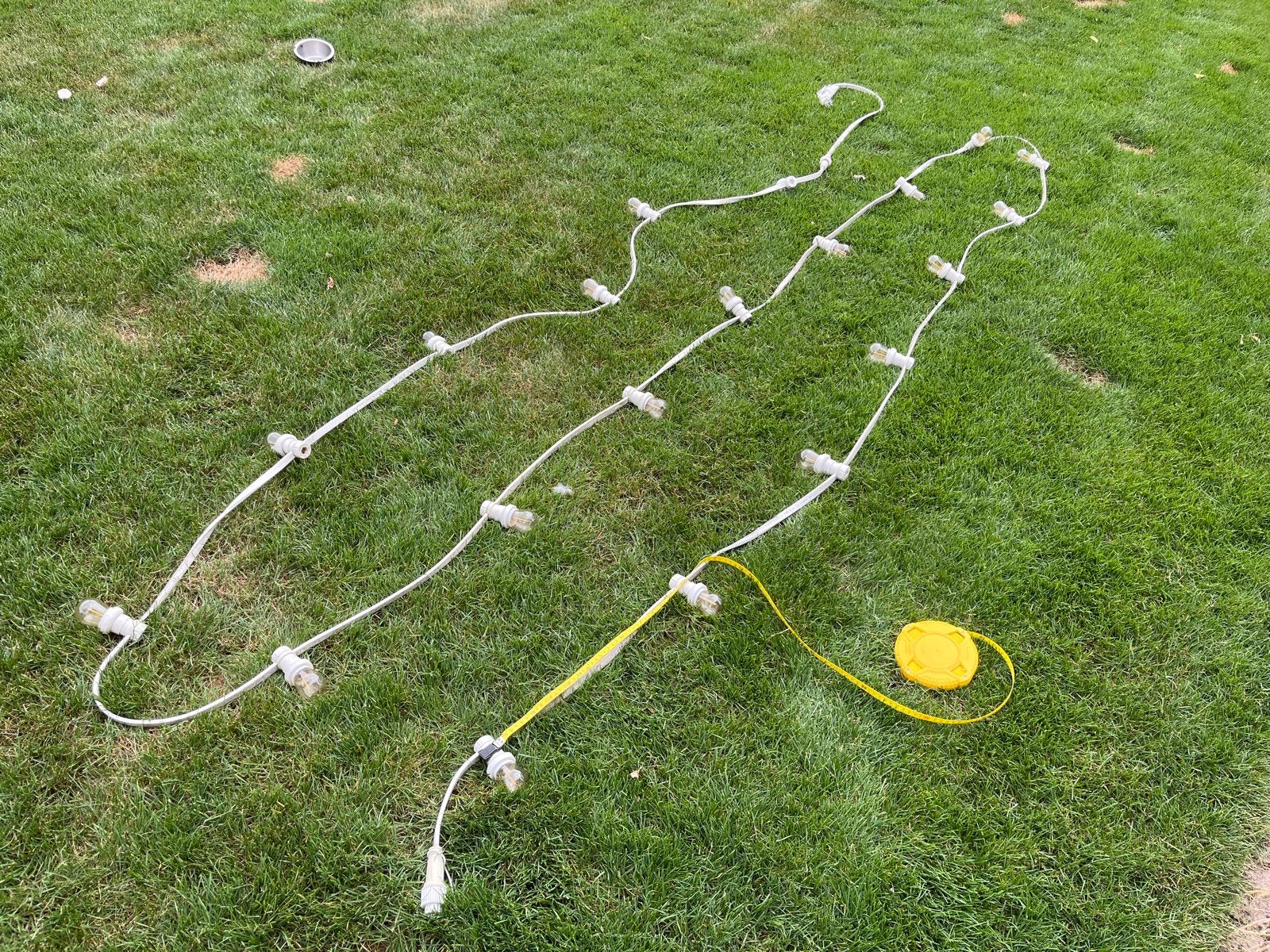 Buitenverlichting wit met 20 lampen, waterbestendig, Ophalen, Kunststof, Gebruikt, Minder dan 50 watt