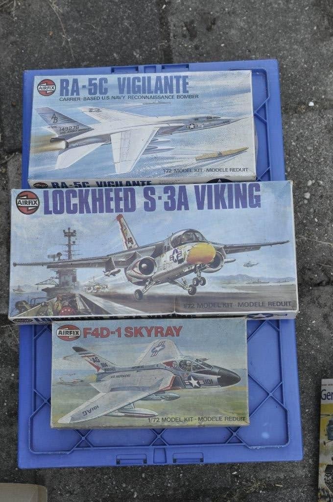 Vintage Airfix bouwmodellen modelbouwdozen €20 incl verzend, Overige merken, 1:72 tot 1:144, Ophalen of Verzenden, Zo goed als nieuw