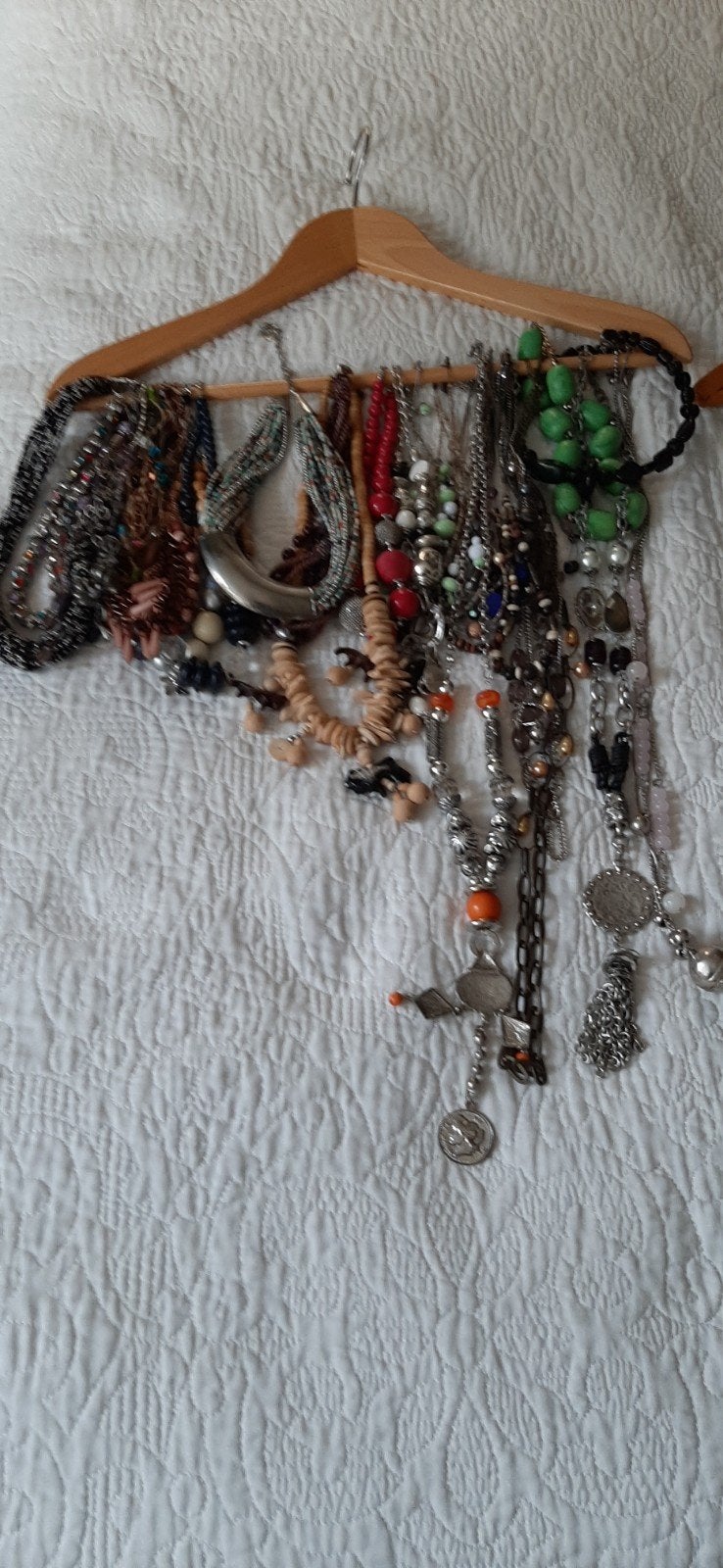 Vintage kettingen - Diverse stijlen en materialen, Gebruikt, Overige kleuren, Ophalen of Verzenden, Overige materialen