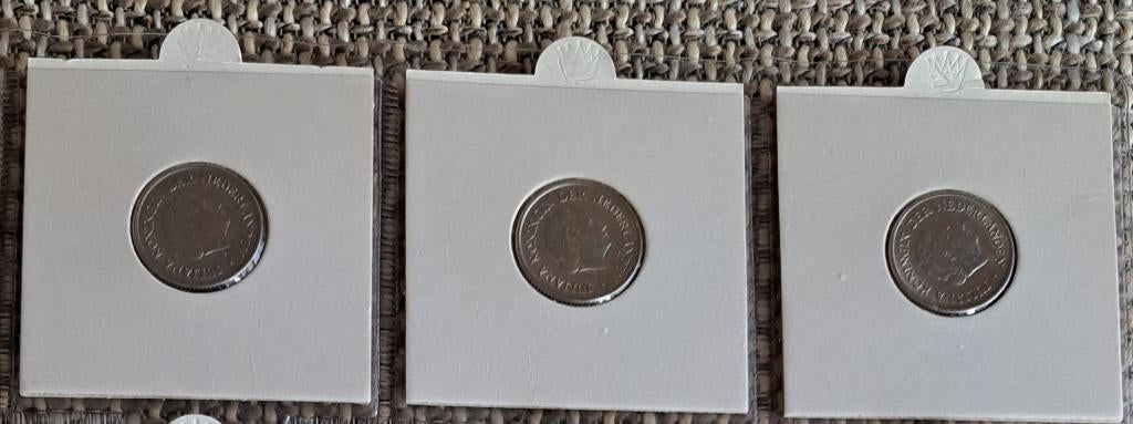 JULIANA (1948-1980) – 29 kwartjes – 1950-1980, Ophalen of Verzenden, Koningin Juliana, 25 cent, Setje