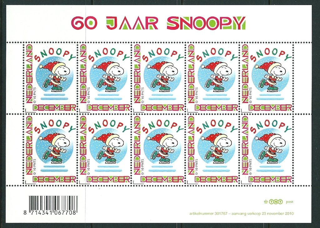 Vel snoopy, no v2777, postfris, Postzegels en Munten, Ophalen of Verzenden, Postfris