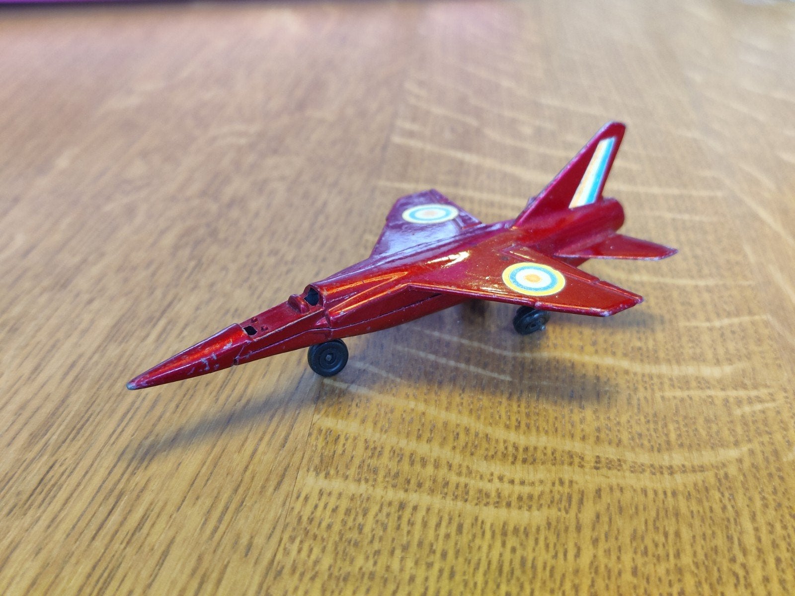 Matchbox SP 4 Mirage F1 ROOD, Hobby en Vrije tijd, Ophalen of Verzenden, Overige typen