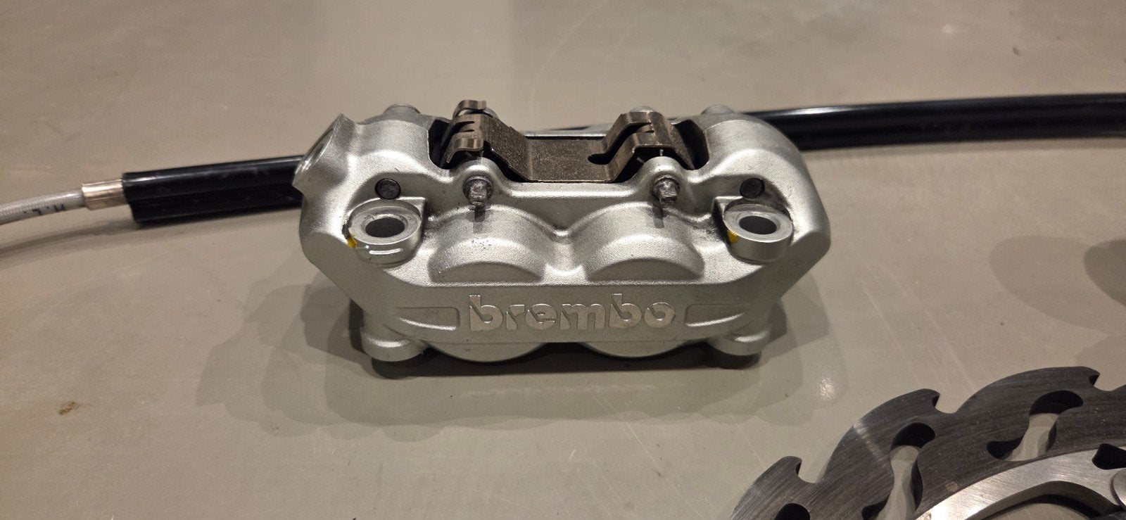 ktm 500 exc Brembo remklauw, Motomaster remschijf en hevel, Ophalen of Verzenden