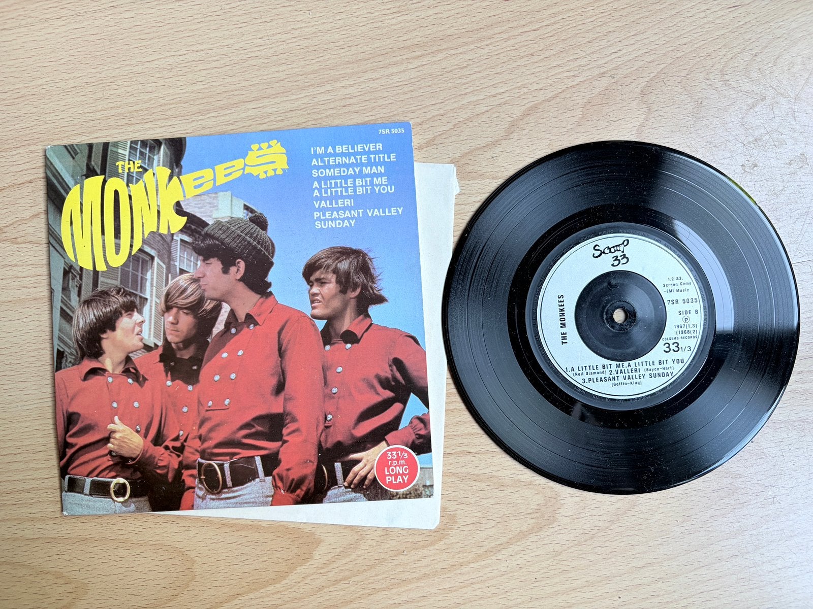 The Monkees 1960, Verzenden, Zo goed als nieuw, 12 inch