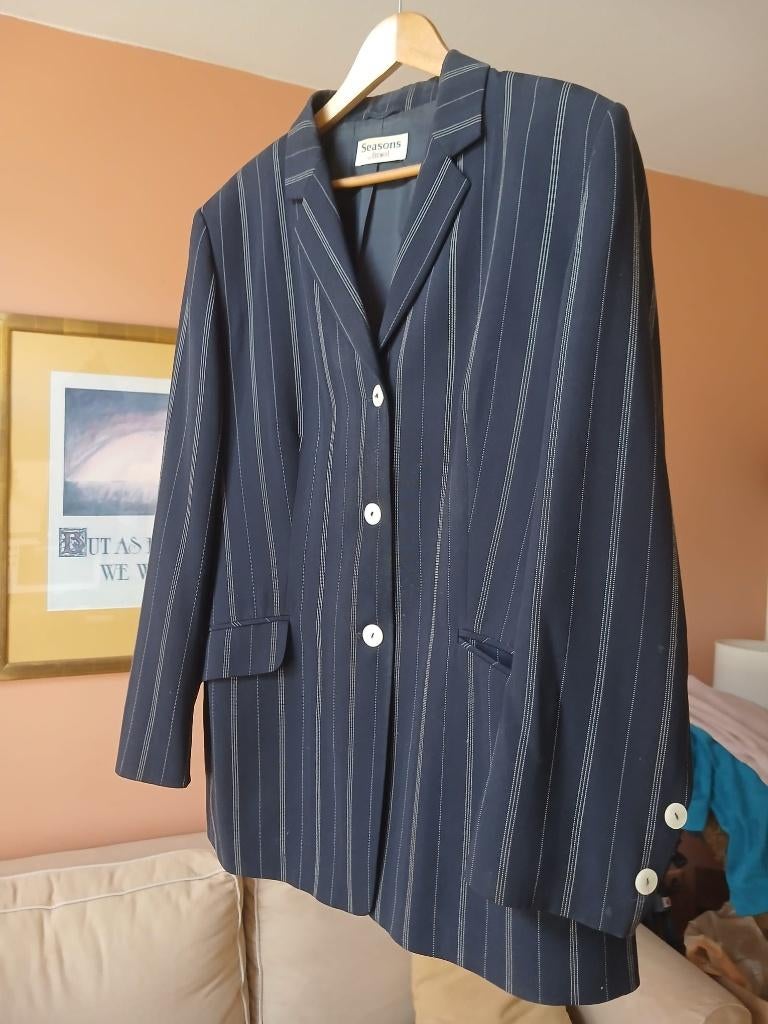Damesblazer Voorjaarsjasje Maat 46, Kleding | Dames, Blauw, Seasons by delMod, Maat 46/48 (XL) of groter, Ophalen of Verzenden