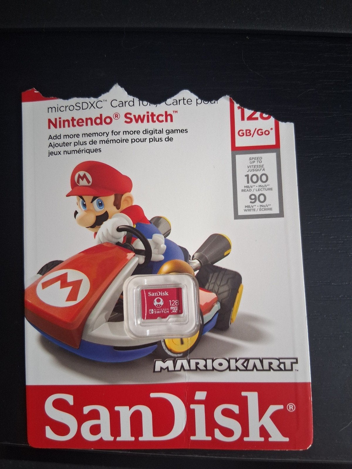 SanDisk microSDXC 128GB, Audio, Tv en Foto, Ophalen, Smartphone, Geschikt voor Full HD video, Nieuw