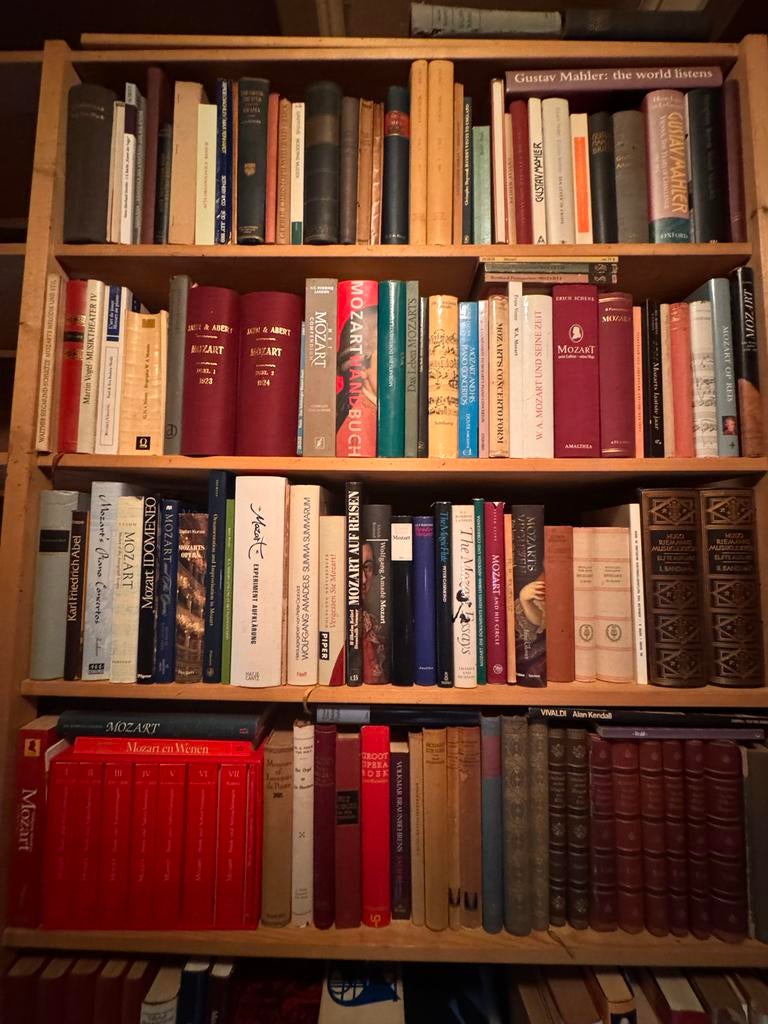 Collectie Mozart Boeken - Muziekgeschiedenis, Ophalen, Gelezen