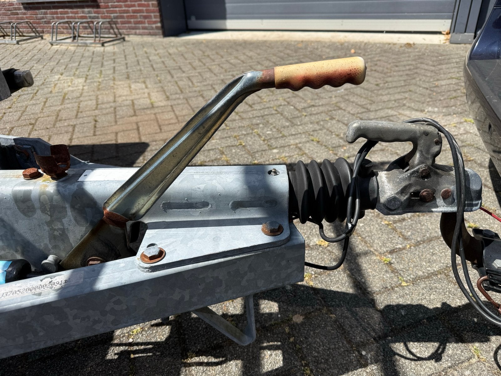 Anssems Tandemasser met Resteel - 1580 kg Laadvermogen, Auto diversen, Aanhangers en Bagagewagens, Ophalen, Gebruikt