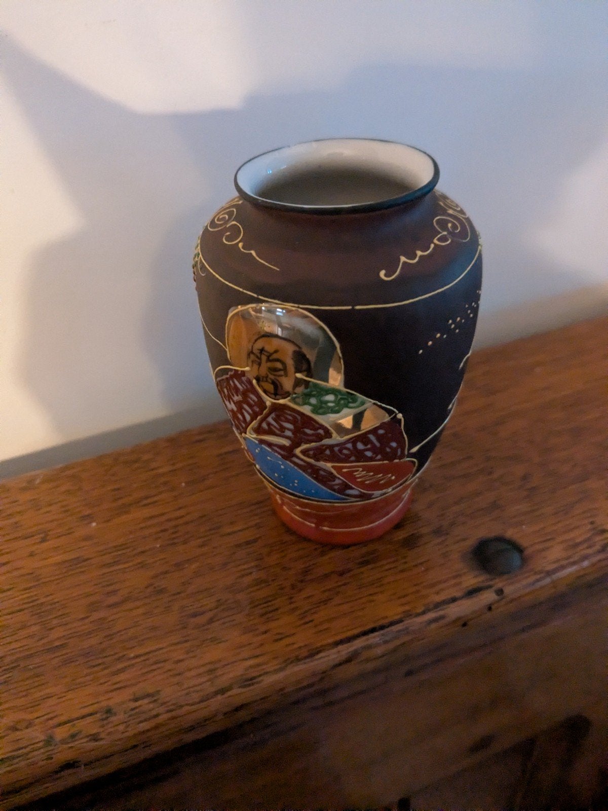 Vintage Japanse satsuma vaasje, Antiek en Kunst, Ophalen