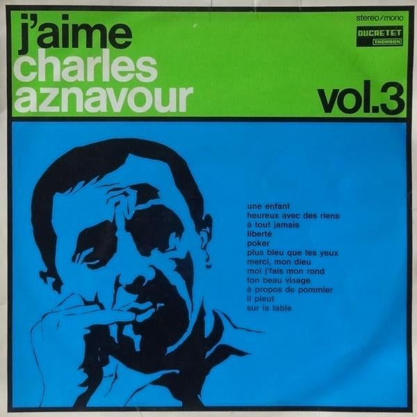 LP - Charles Aznavour ‎– J'Aime Charles Aznavour (Vol. 3), Beschermende buitenhoes, Ophalen of Verzenden, Gebruikt, 12 inch