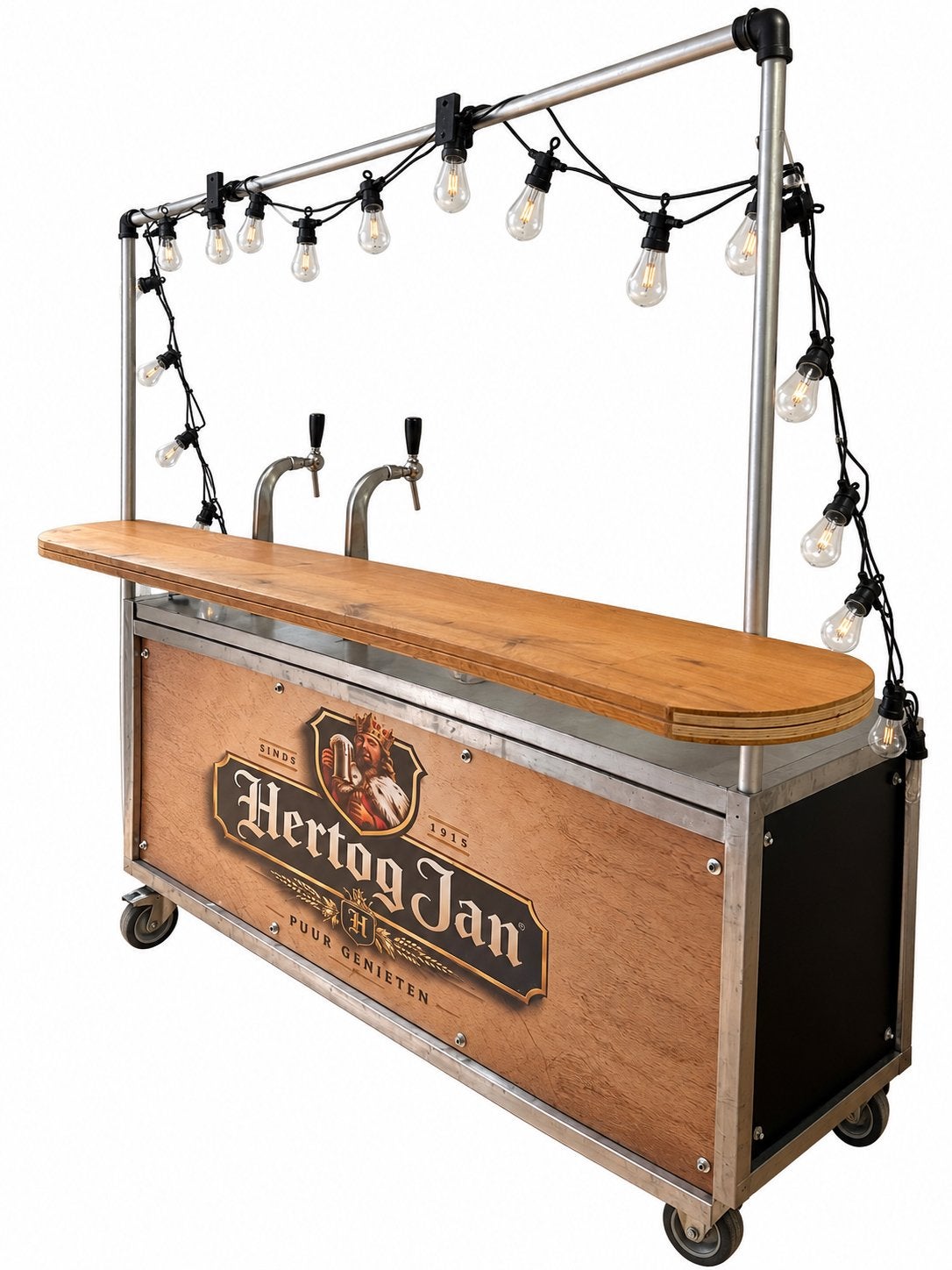 Complete Mobiele Hertog Jan Bar met Dubbele Tap, Ophalen of Verzenden