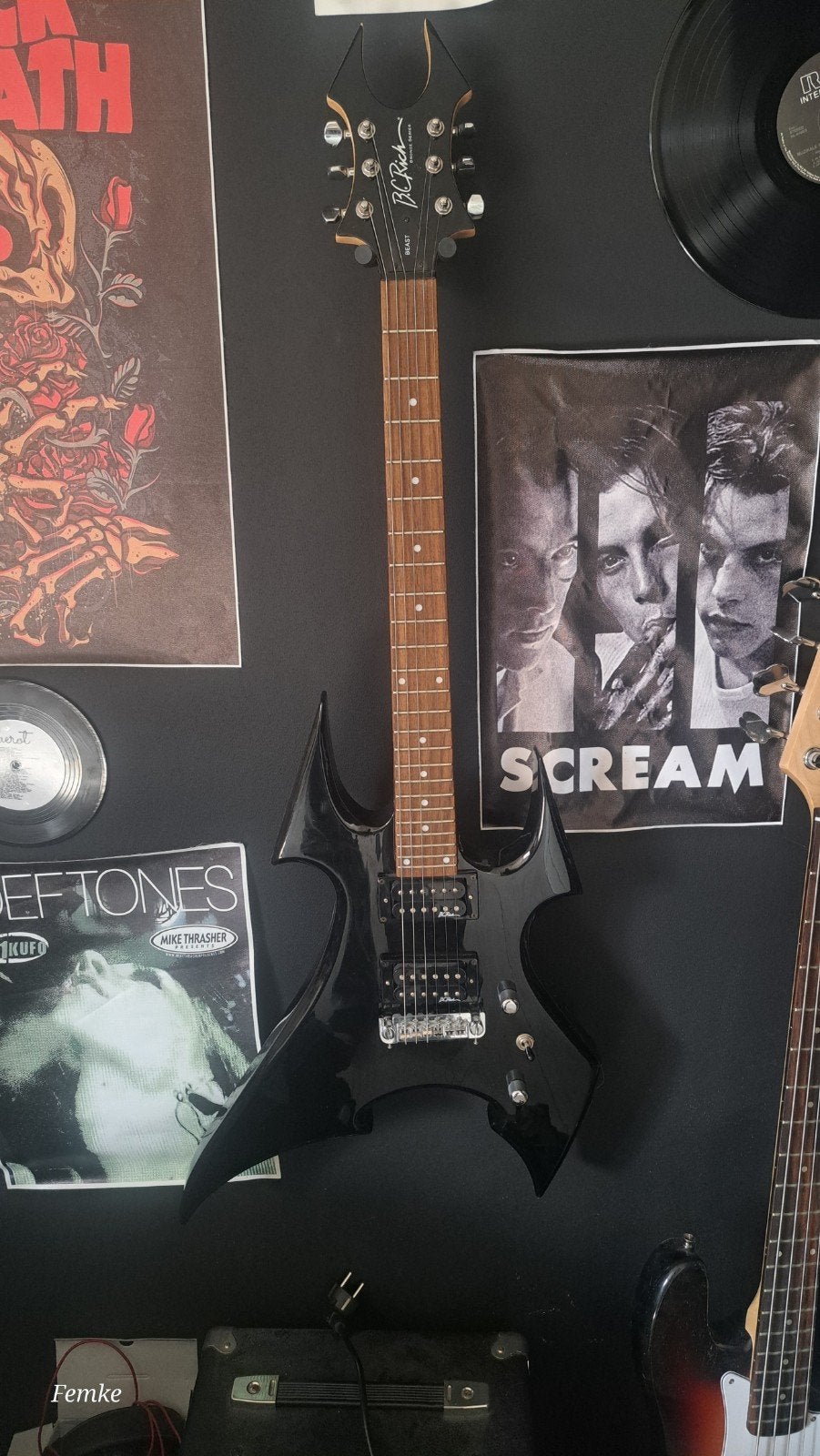 BC rich beast, Muziek en Instrumenten, Snaarinstrumenten | Gitaren | Elektrisch, Ophalen of Verzenden, Gebruikt, Solid body, Overige merken