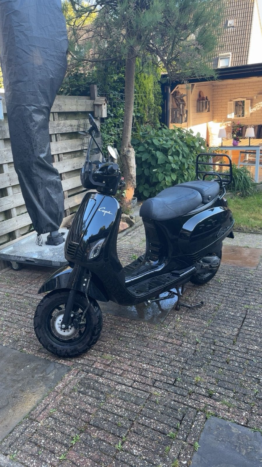 Santini capri 2022, Fietsen en Brommers, Snorfietsen en Snorscooters, Ophalen, Gebruikt, Benzine, Overige merken