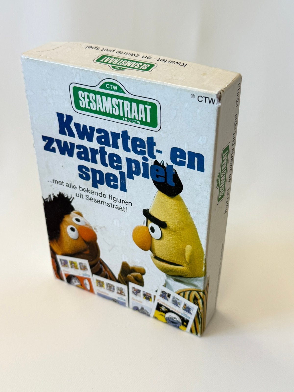 Kwartet- en Zwarte Piet spel Sesamstraat, Ophalen of Verzenden, Gebruikt, Kwartet(ten)