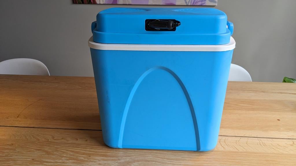 Elektrische koelbox, Caravans en Kamperen, Koelboxen, Ophalen of Verzenden, Zo goed als nieuw, Koelbox, Elektrisch