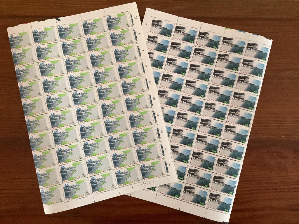 Deltawerken NVPH 1361/62 in complete vellen, Ophalen of Verzenden, Postfris
