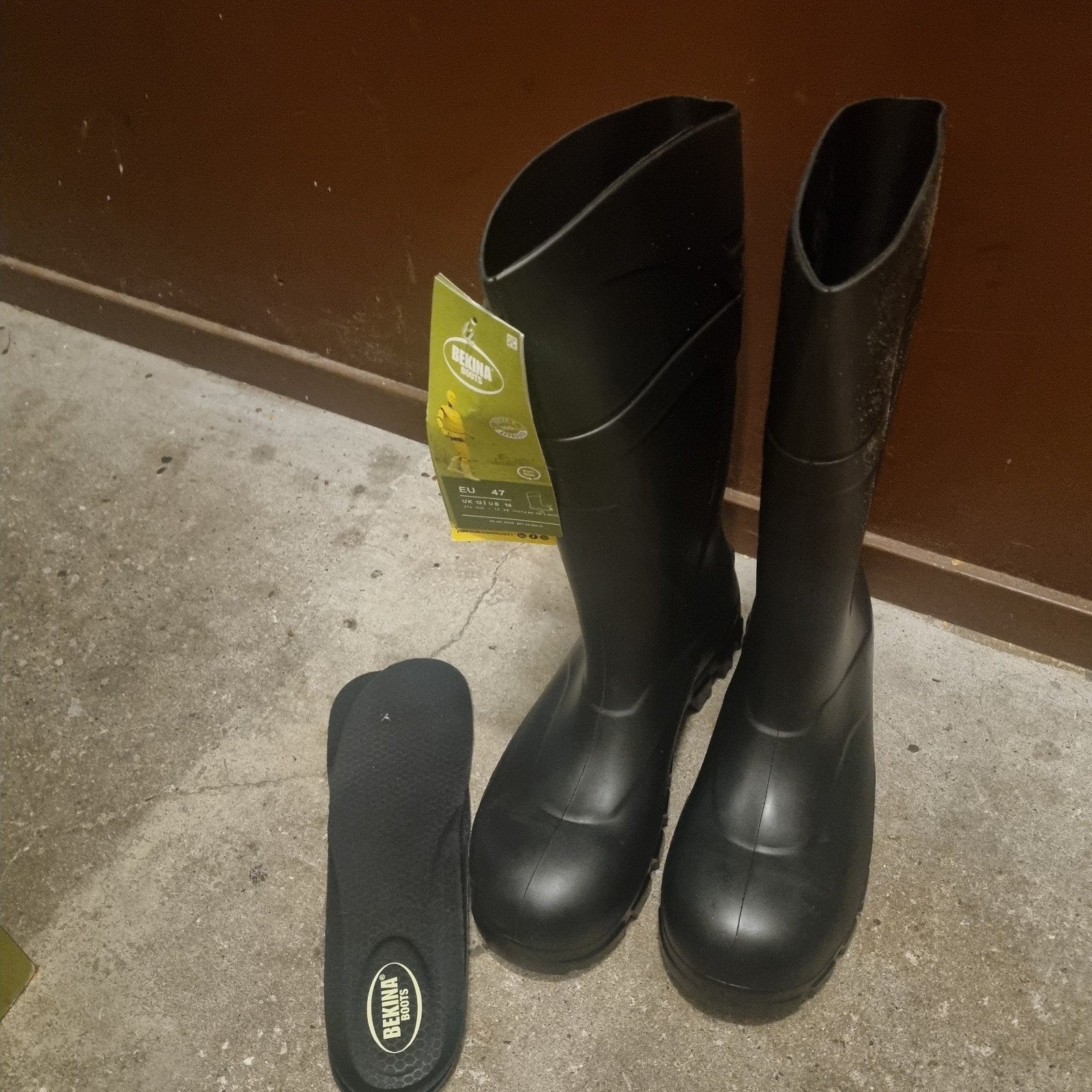 BEKINA Nieuw Laarzen Boots maat 47, Kleding | Heren, Schoenen, Zwart, Boots, Nieuw, Ophalen