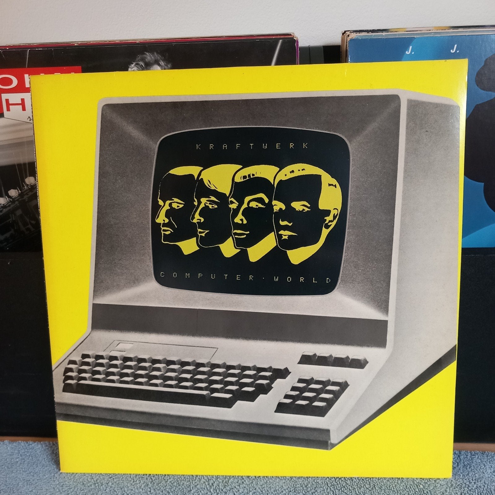 lp Kraftwerk computer world  ned 1981, Ophalen of Verzenden, Gebruikt, 12 inch