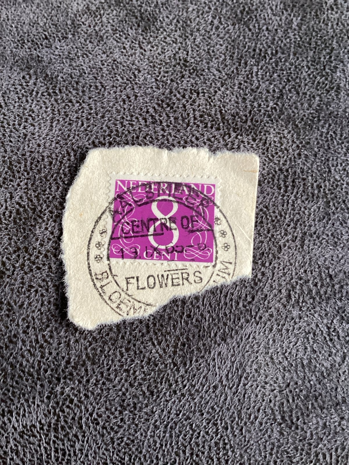 Nederlandse postzegel 'Flowers' - 8 cent Aalsmeer, Postzegels en Munten, Ophalen of Verzenden, T/m 1940, Gestempeld